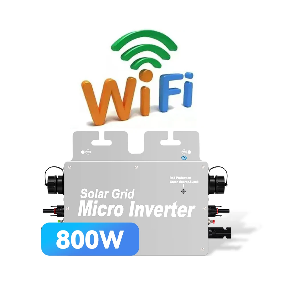Solar Grid Mini Inverter 800W Smart Monitoring  Device Data Switch Solar Micro Inverter 800W Power Limit