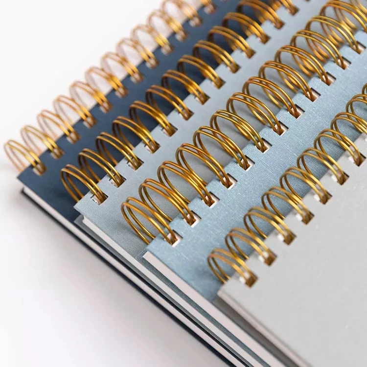 Blank Cover Paper Planner School Student Popular A5 Custom Binder Stationery Spiral Binding Notebooks