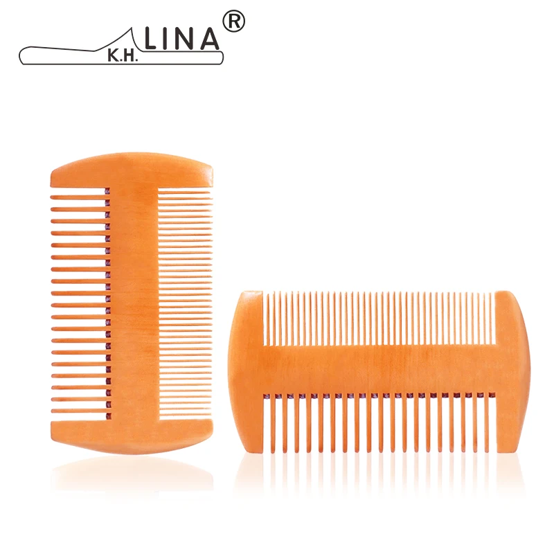Personalized Mustache Hair Combs Wood Beard Comb For Men