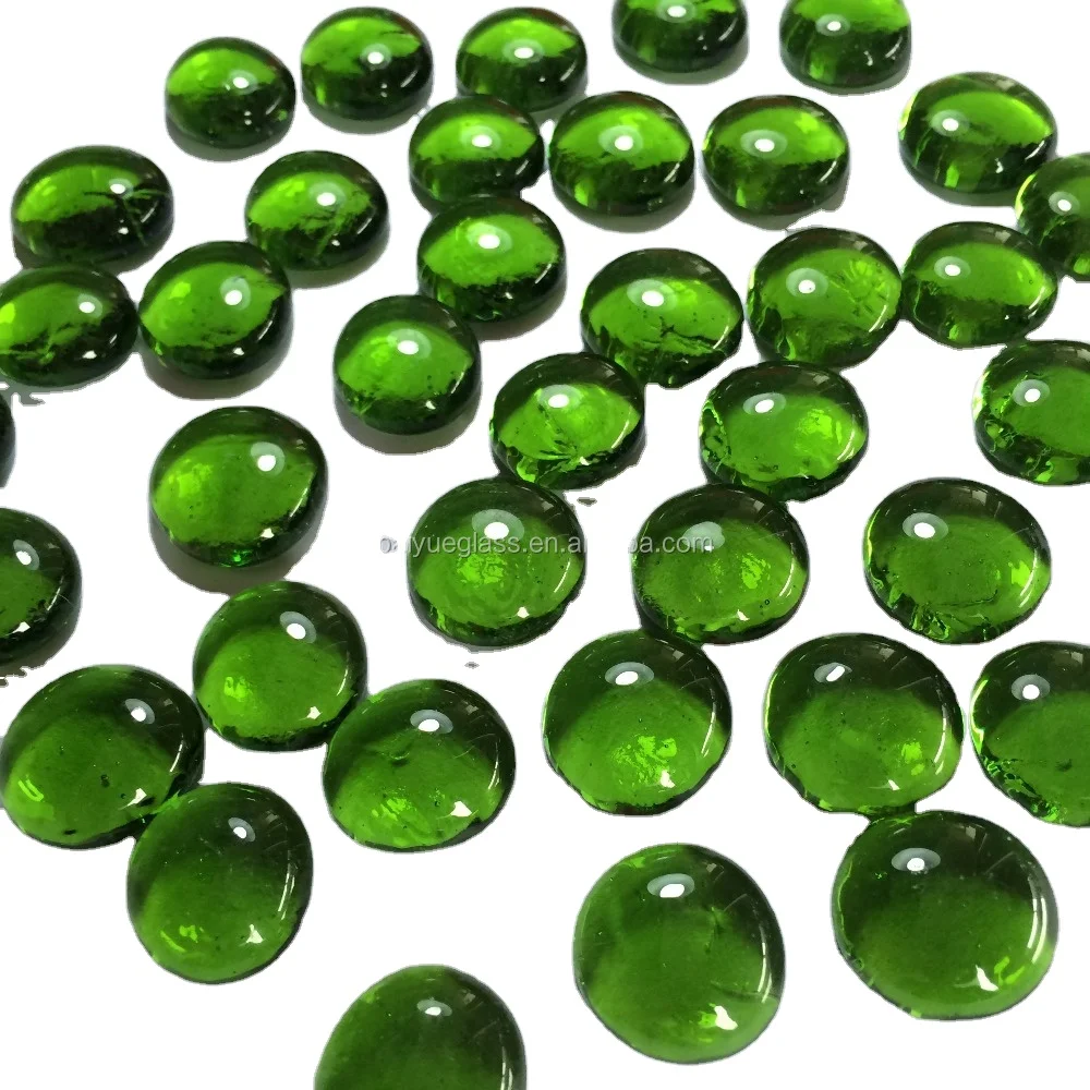 Fire Glass Beads Fireglass Drops Flat Glass Beads for Gas Fire Pit Fireplace Glass Gems for  Aquarium Fish Decoration