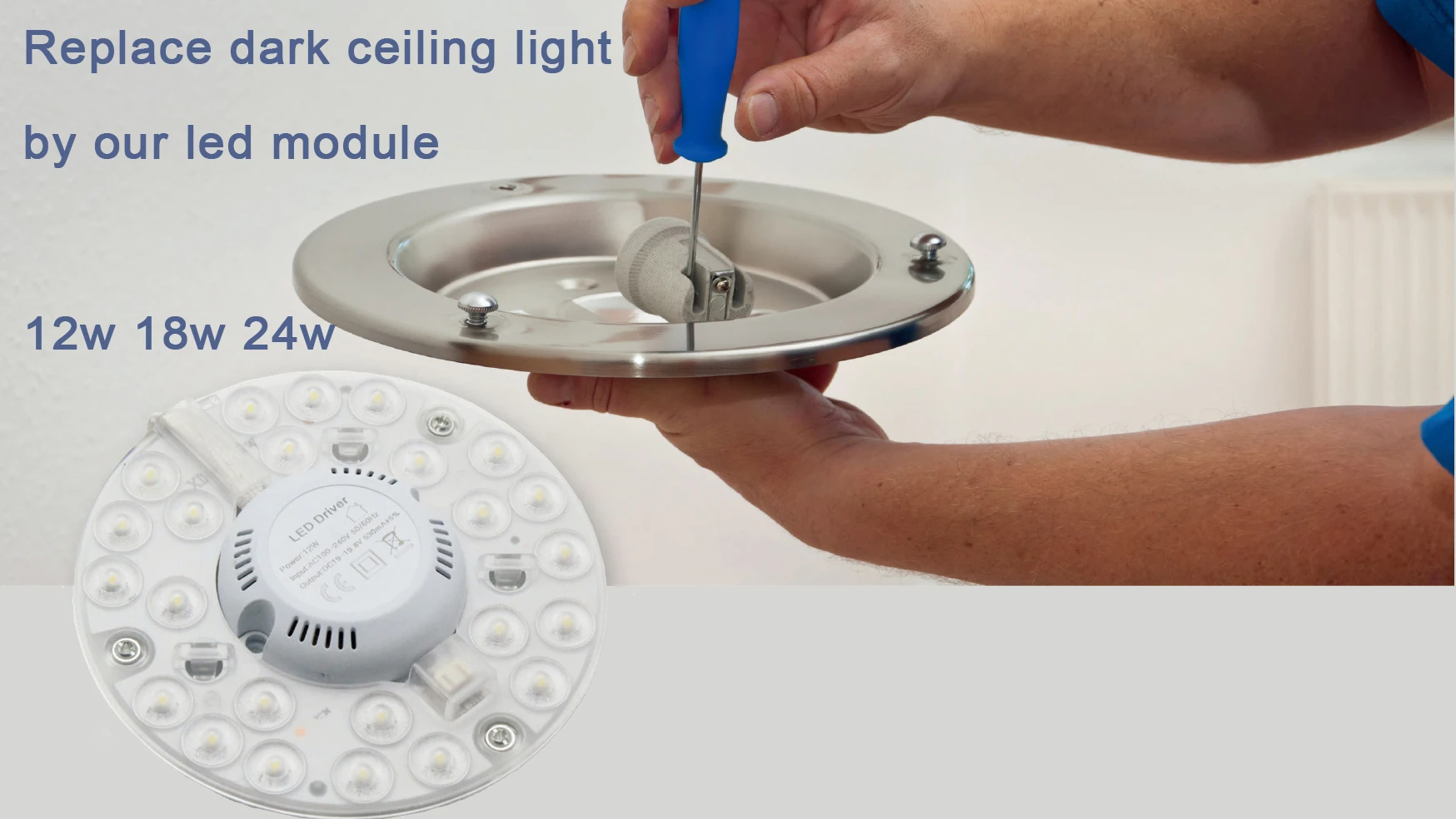 Hot Sales TUV SAA CB CE 120lm/w 12w 18w 24w round led panel lamp for ceiling light