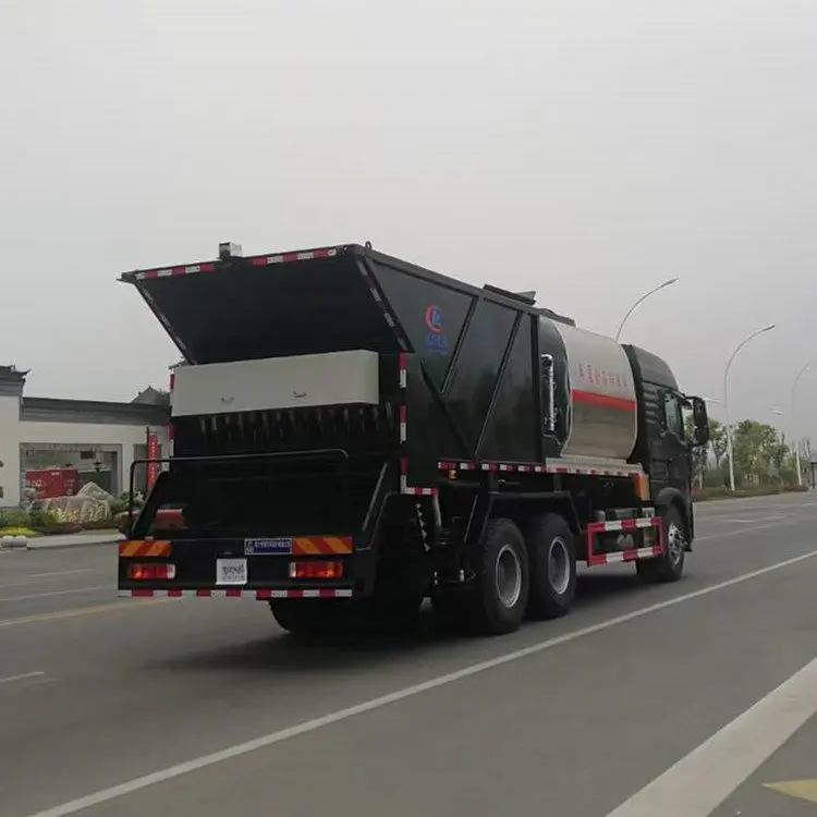Черный цвет 6x4 HOWO мобильный асфальтовый завод для продажи