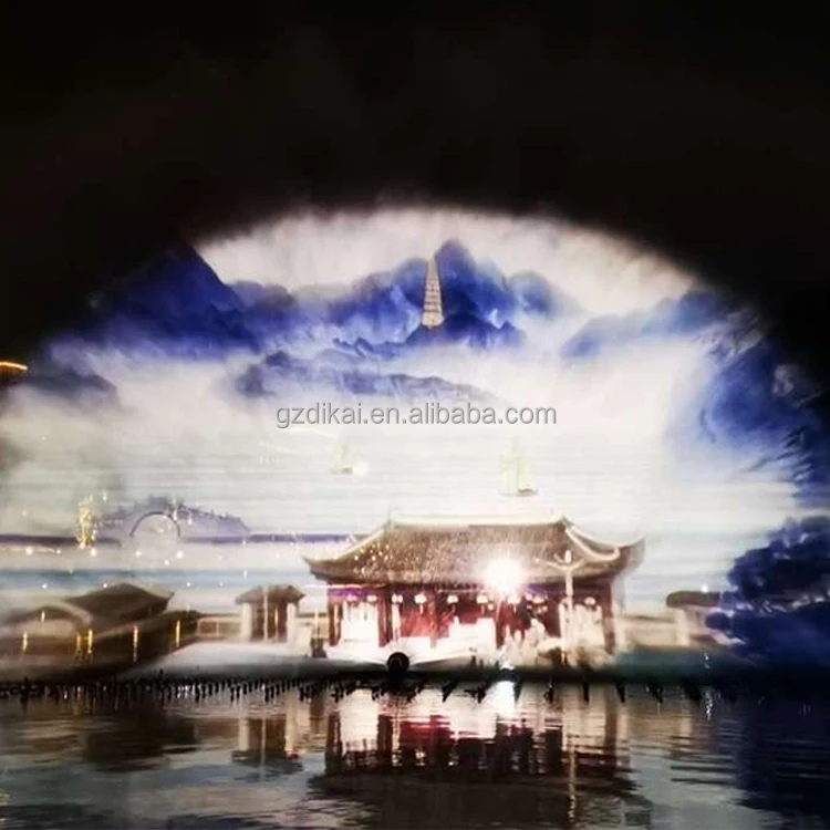 Brand New Product 3D Hologram Multimedia Water Screen Movie  Floating  Lake Feature