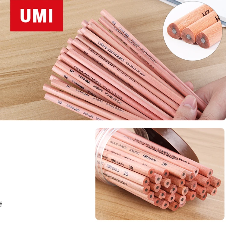 
Multifunction available school supplies pencil grip 30 pieces Natural color 2B drawing pencil Triangular pencil for stident 