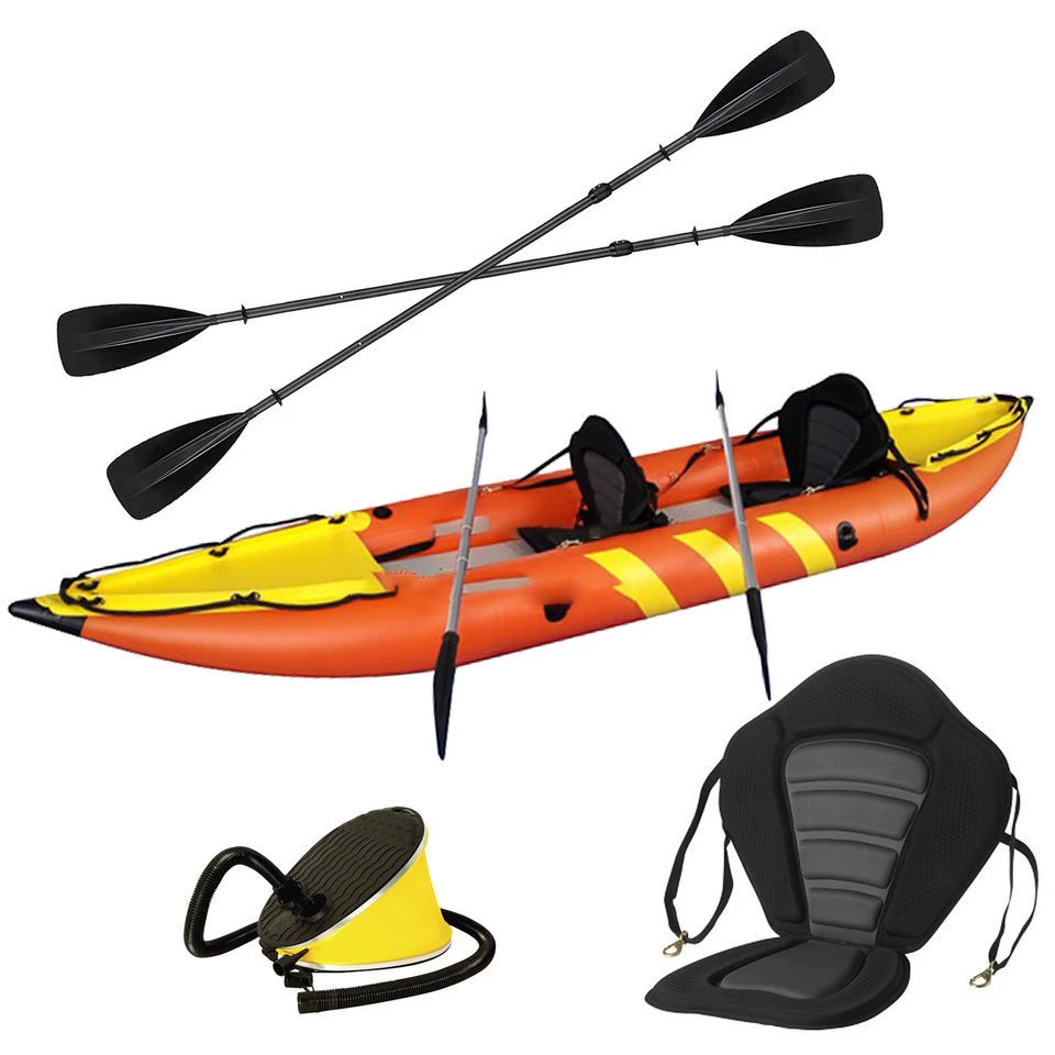 Factory Best Selling Inflatable Kayak Sit-in Fishing Kayak Single Person Canoe