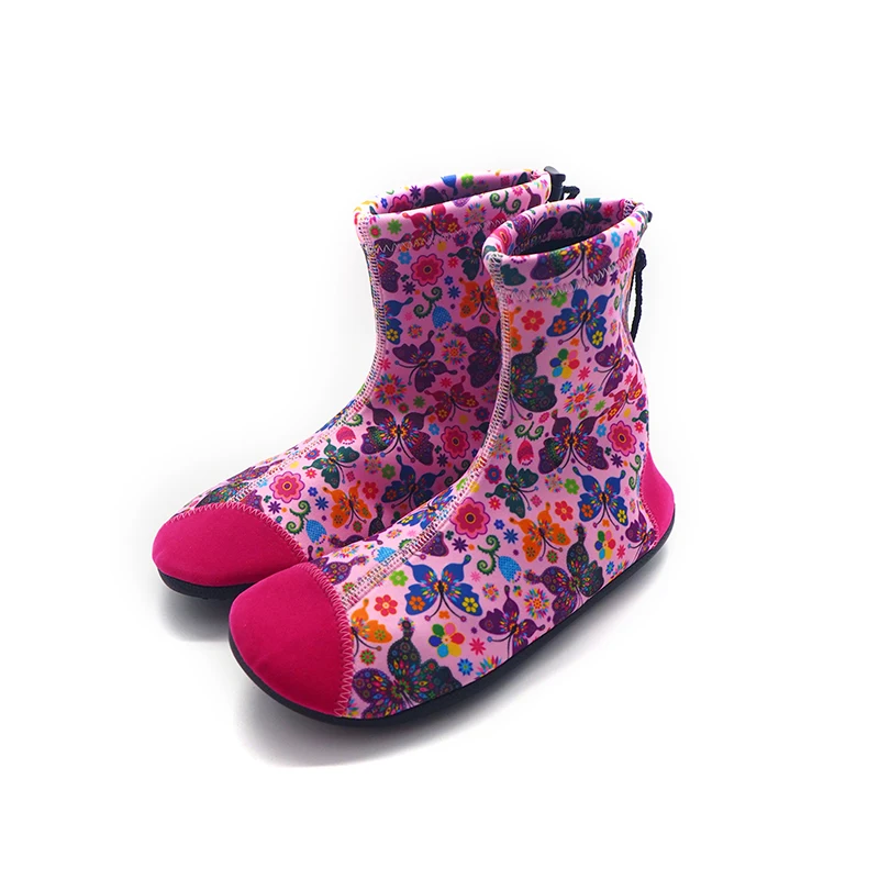 Kids High Quality Drawstring  Style Running Beach Shoes Seaside High Top Water Aqua Shoes For Outdoor Swimming Walking