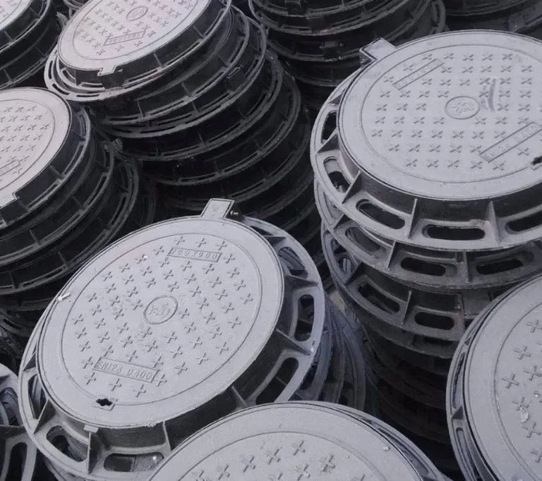 Cast Iron Sewer Cover Customized Round Cast Iron Tank Manhole Cover With Frame