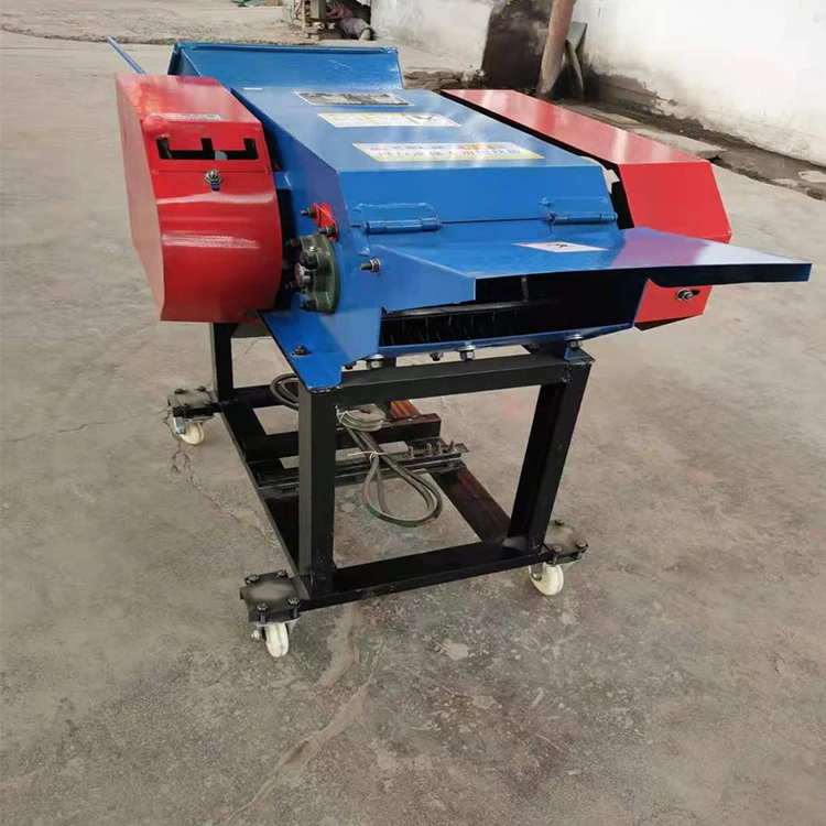 Ensiling grass shredder Grass chopping machine hay kneading crusher