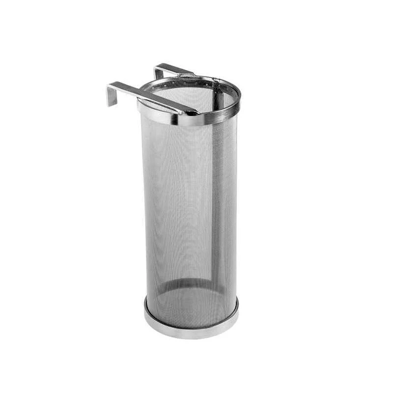 Large Capacity Custom Stainless Steel Basket Cartridge Custom Beer Filter With Hook