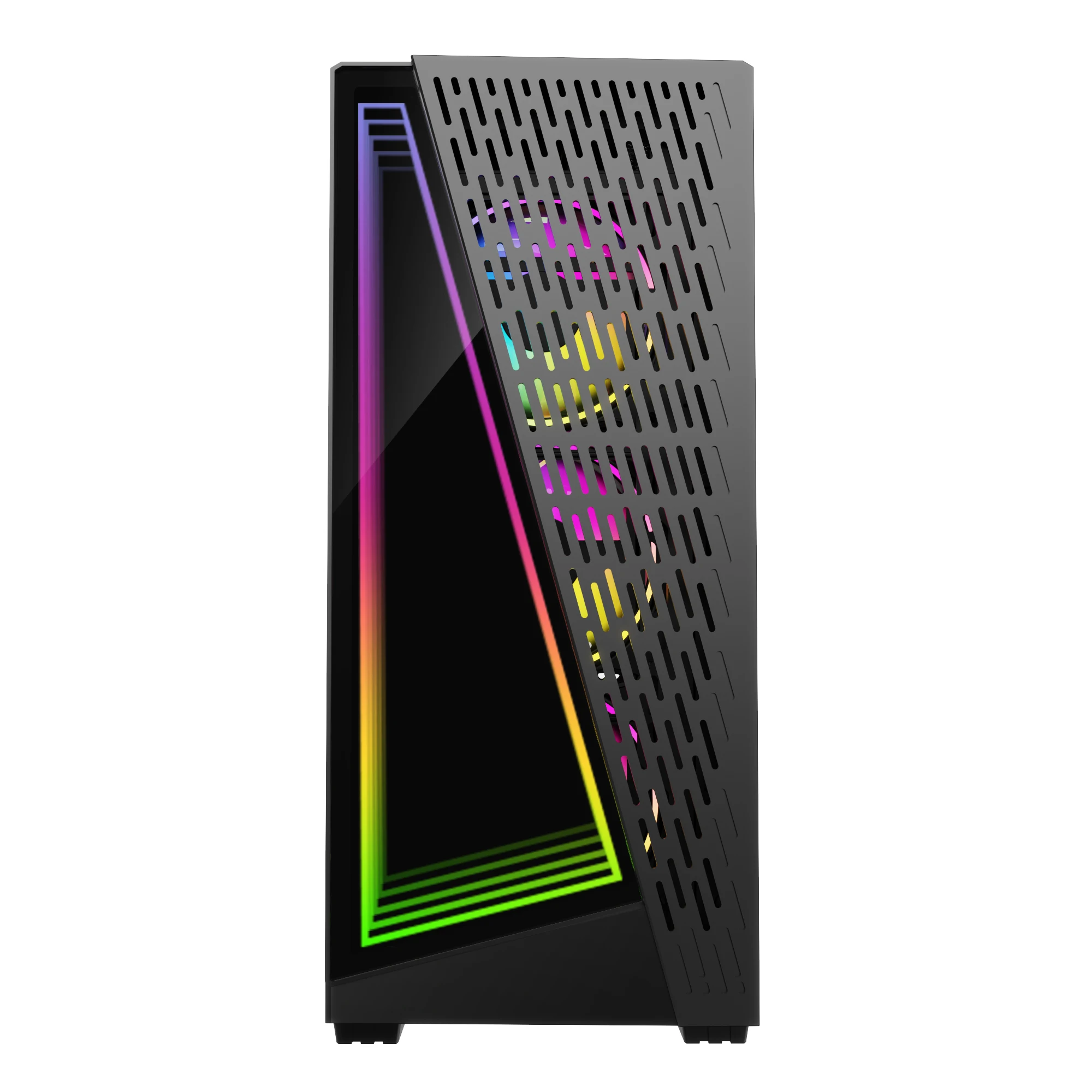 Игровые компьютерные Чехлы и башни из закаленного стекла с RGB-лентой ATX Gabinete для ПК