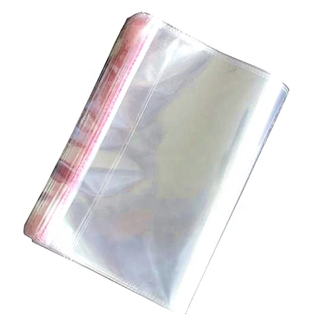 
Plastic self adhesive custom printed bopp cellophane opp custom poly bags 