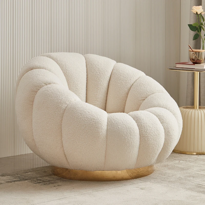 Luxury Ro Beach Garden Lounge Chair Luxurious Living Room Furniture Office Hotel Swivel Lounge Chair With Ottoman Set