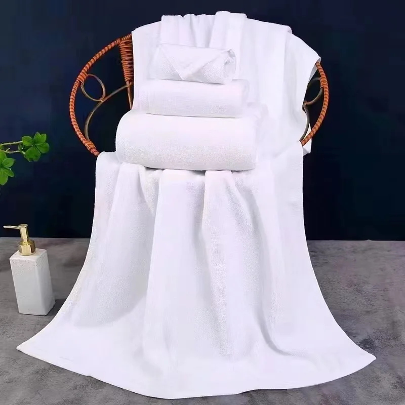 100% pure cotton towel deluxe five-star hotel large size 70 * 140cm high-end towel bath towel
