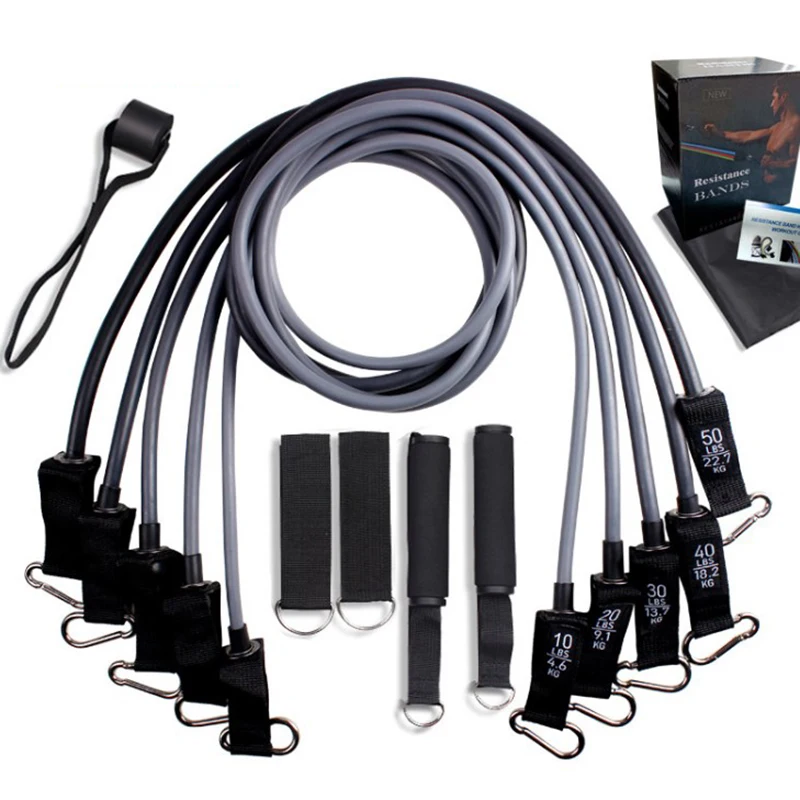 
Взаимной Заводская TPE 11 шт./компл. для занятий йогой, фитнесом или работы в спортзале, сопротивление трубки Группа 