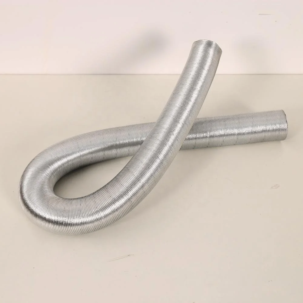 Automotive warm hot cold air intake duct pipe Aluminum Corrugated Tube CARDBOARD AIR HOSE