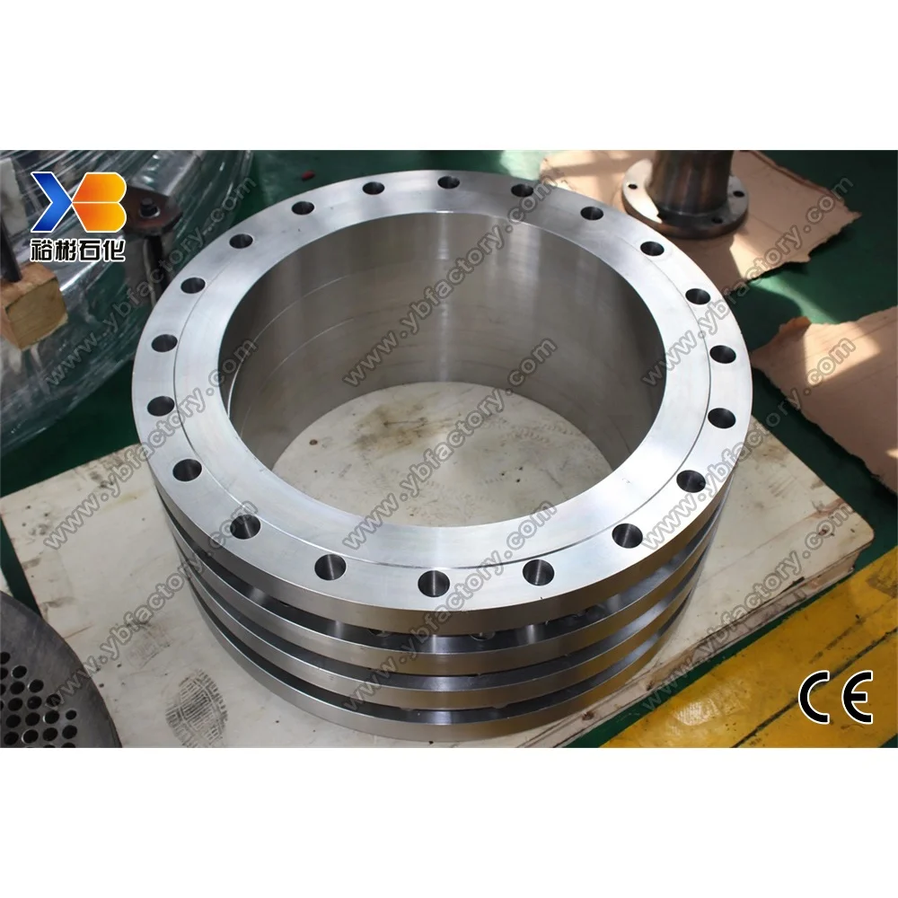 China Manufacturer Machined Large Size Customized CNC A105 Flange for Heat Exchanger