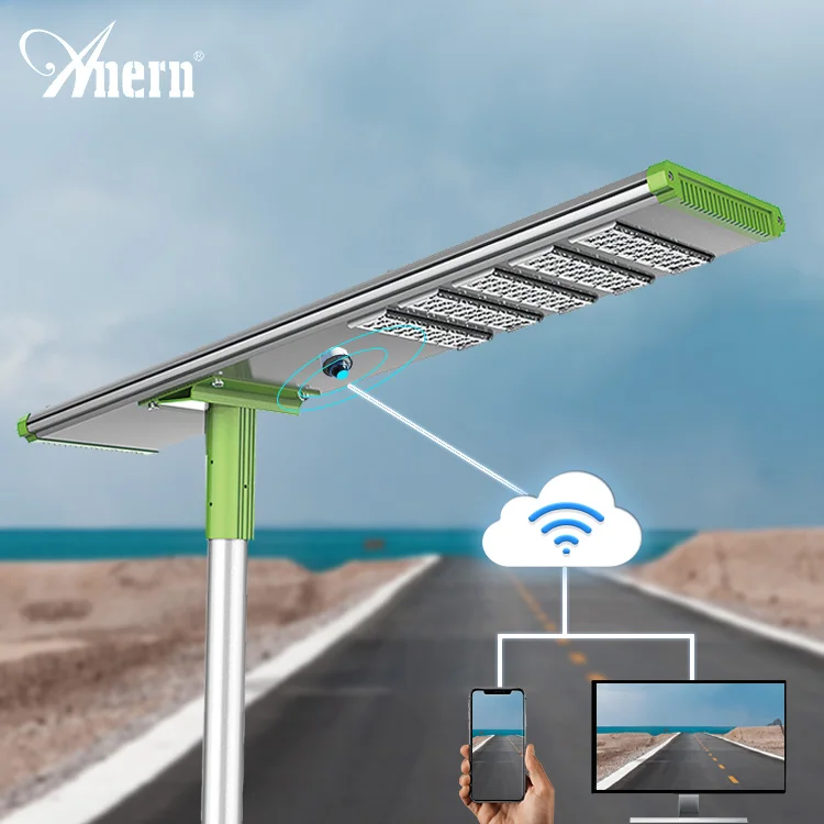 anern industrial 30w all in one 60watt 150 watt solar led street light