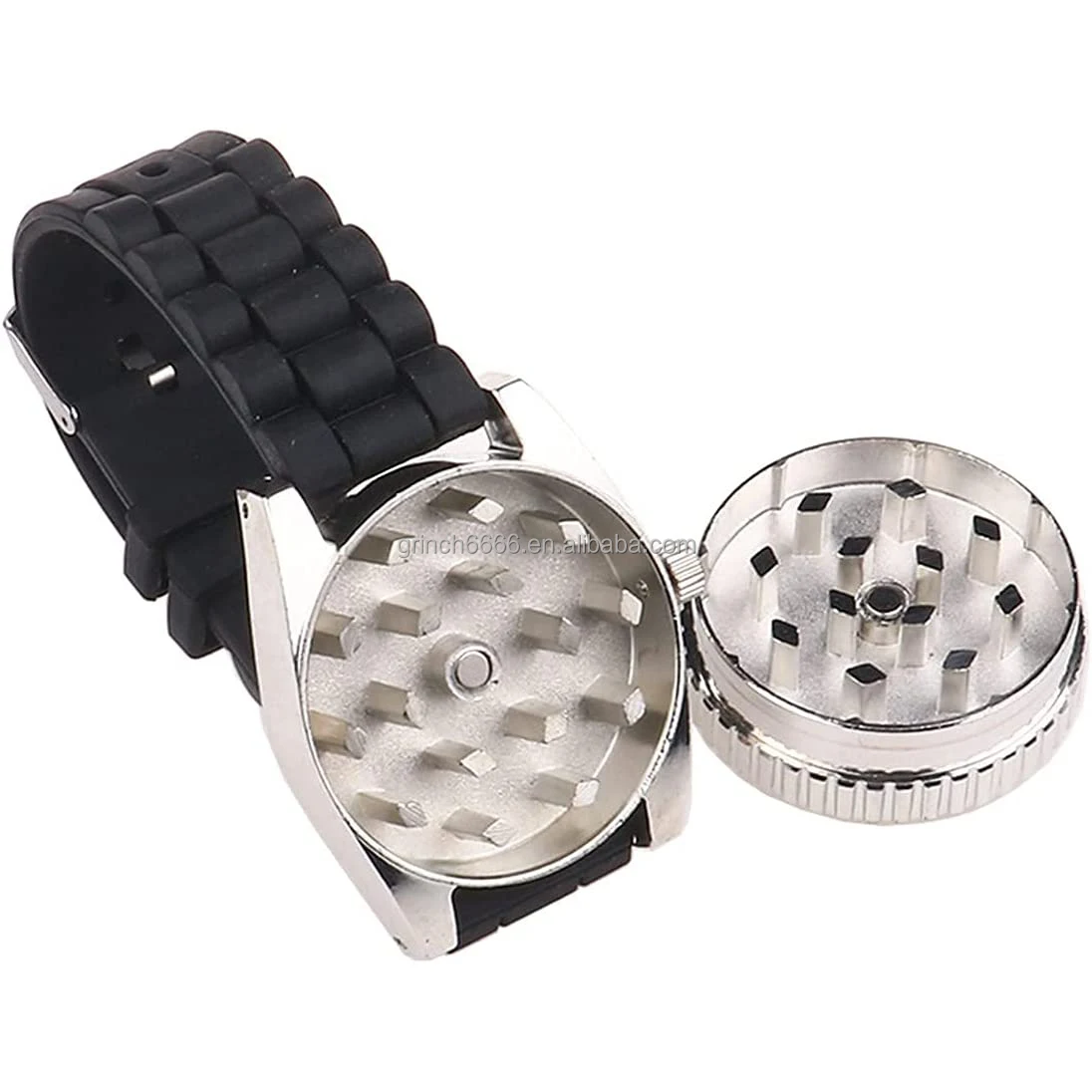 2025 Zinc Alloy Watch Grinders Crusher Herb Grinder Watches for Men and Women