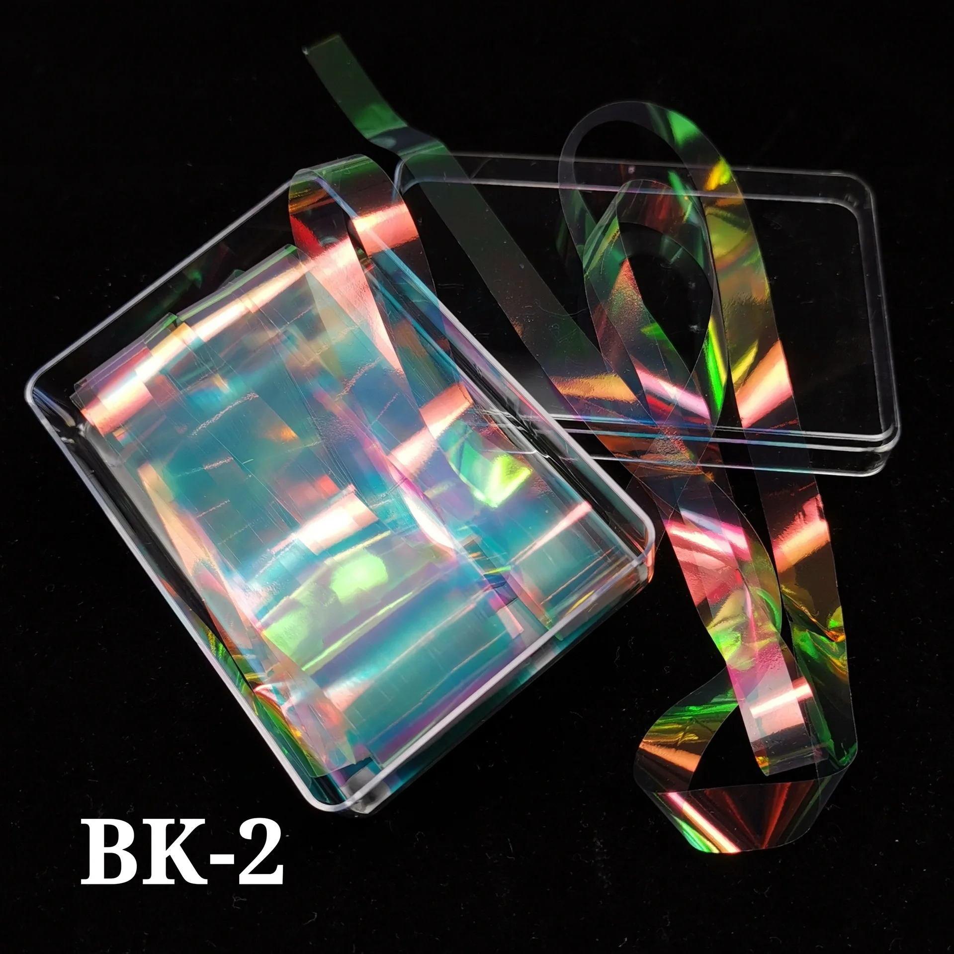 Net Red Colorful Ice Cube Cellophane Candy Nail Art Aurora Transfer Foil Laser Jewelry Decoration