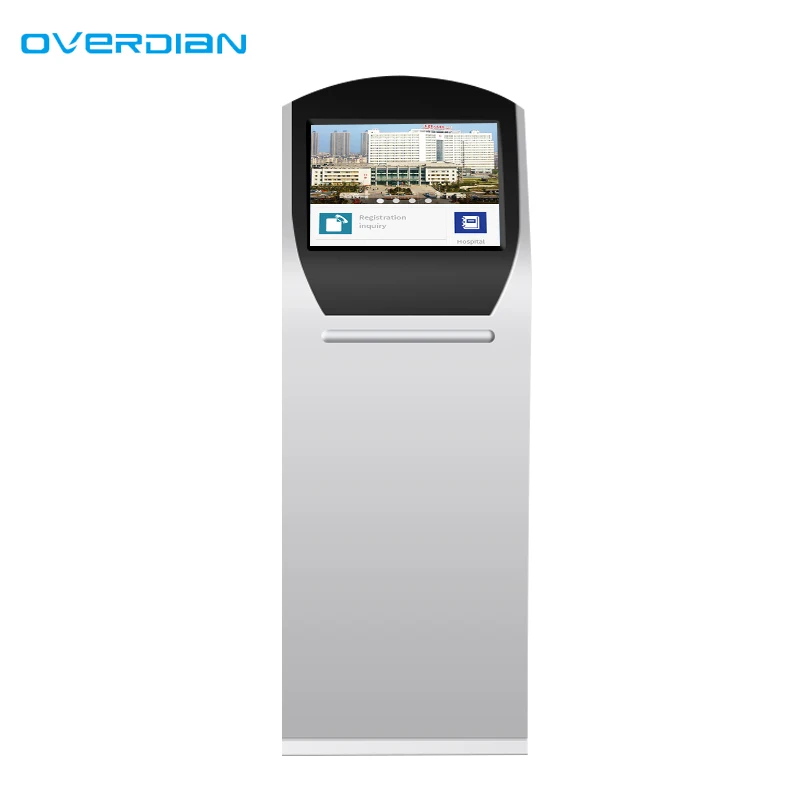 Factory price Hotel Check-In/Out Kiosk Cash Machine Self Service Touchscreen