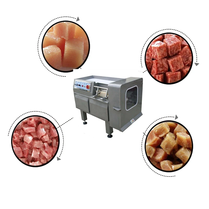 
Commercial mutton beef block dicing cutter frozen meat cube cutting machine 
