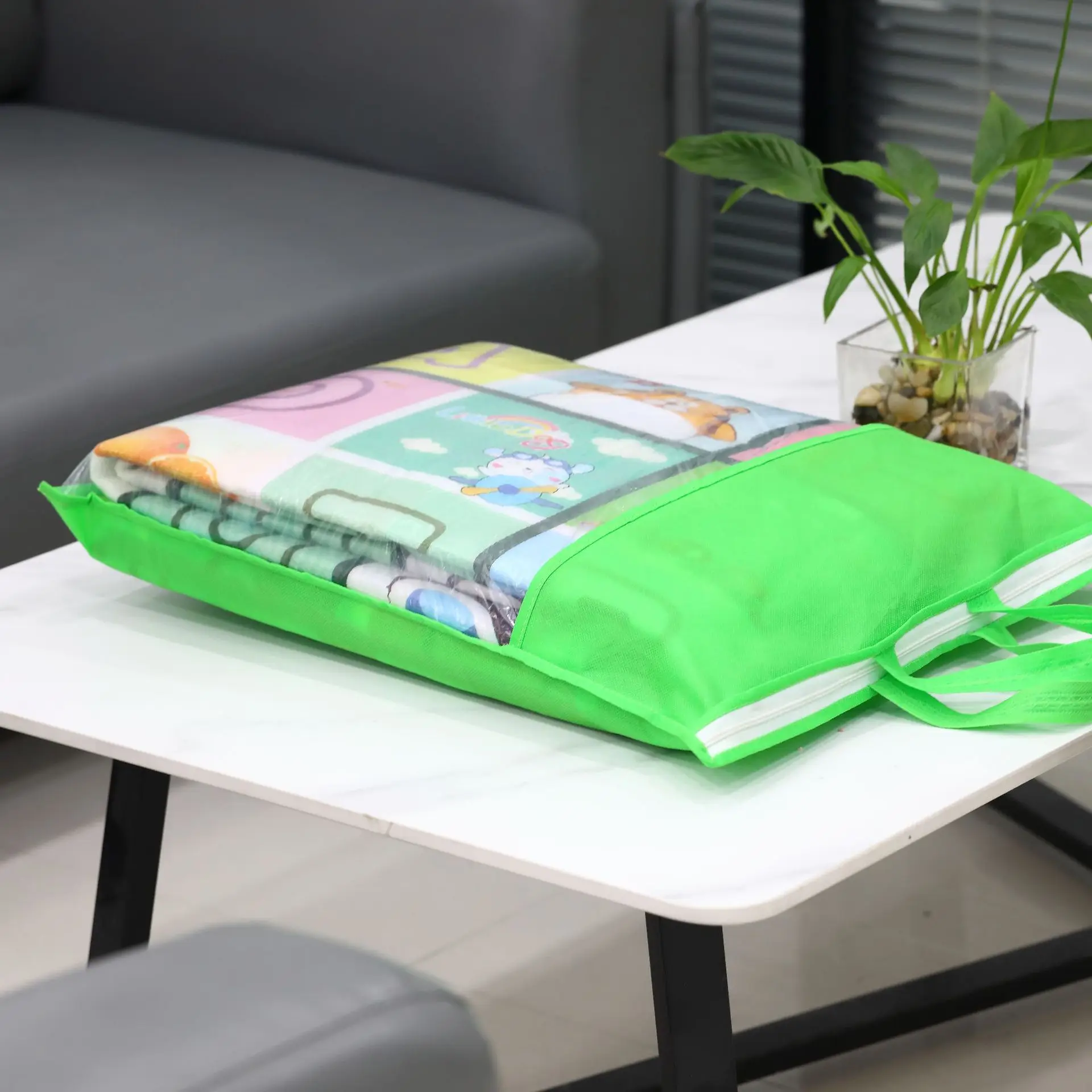 XPE Eco Friendly Custom Designed Rubber Fold Slippery Game Play Mat Soft Sublimation Print Toy