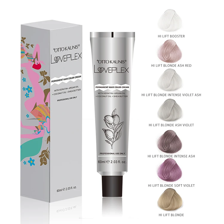 Professional Use Hair Dye Semi Permanent Low Ammonia Hair Color Cream for Salon Use  Color Wax For Women Temporary Hair Dye