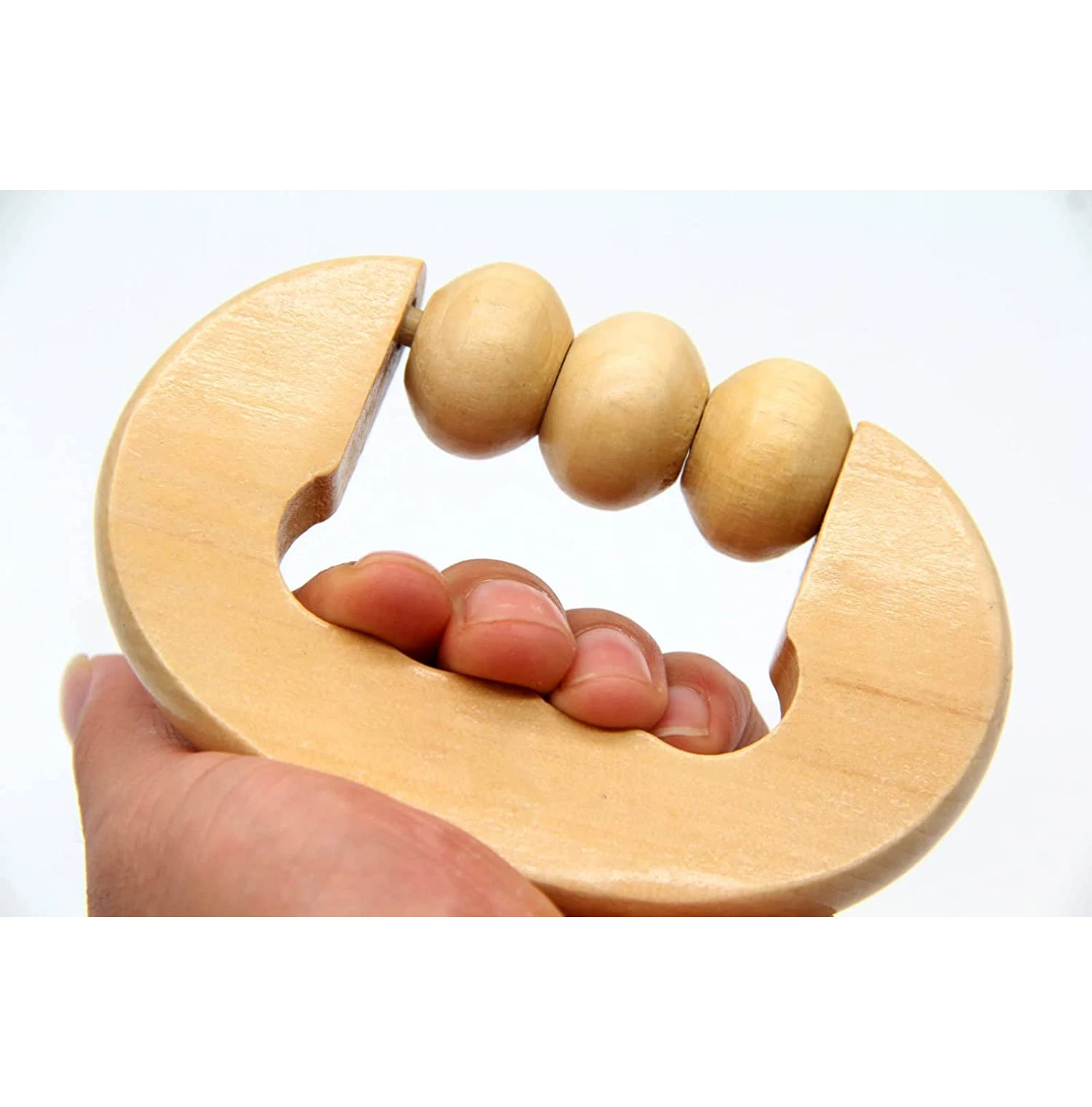 Kingworth Self Massage Full Body Instantly Roller Wooden  Mini Hand Held Body Massager