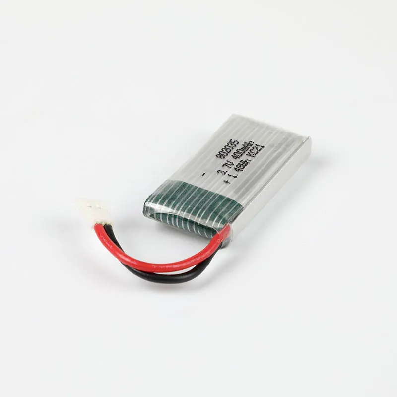 Battery Manufacturer 802035 3.7V Lithium Ion Rechargeable Batteries 400mAh 25C Discharge Toys Batteries With Certification