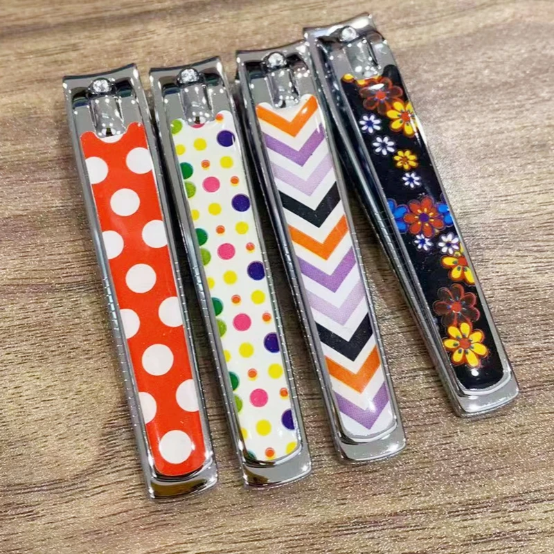 OEM toenail clippers Silver thick 1.8mm 1.5mm Carbon steel Nail clipper Various types pattern custom High quality nail cutter