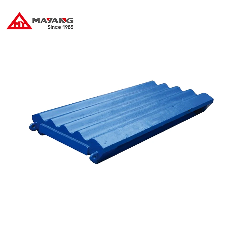 Manganese steel scrap jaw plate steel casting jaw plates
