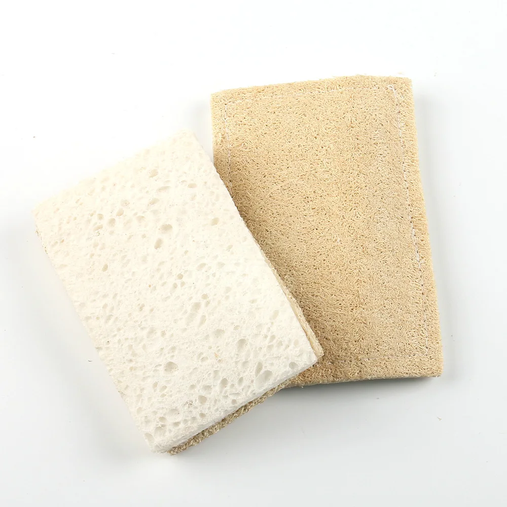 Wholesale household cleaning sisal coconut fiber complex cellulose sponge