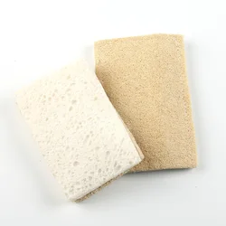 Eco-friendly Loofah Sponge 100% Biodegradable Natural Cellulose Sponge For Kitchen