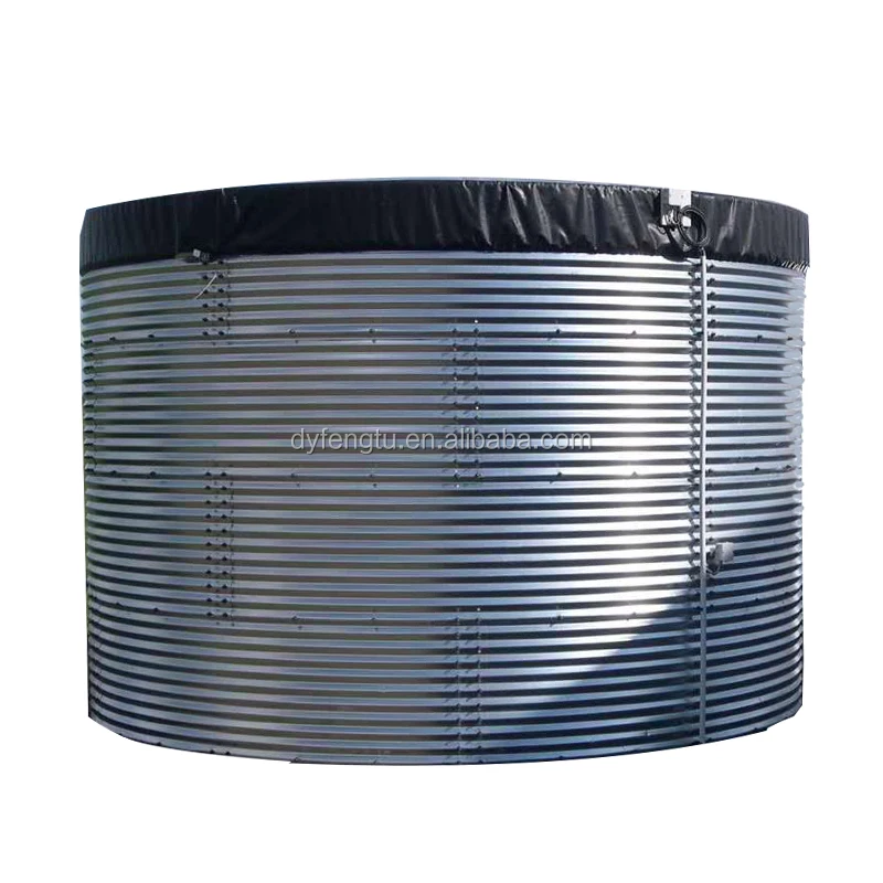 5000liter water storage tank 50m3 -1000 m3   hot galvanized corrugated steel  bolted water tanks price
