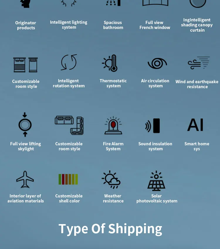 Future Residence easy assembled luxury prefabricated villa for hotel