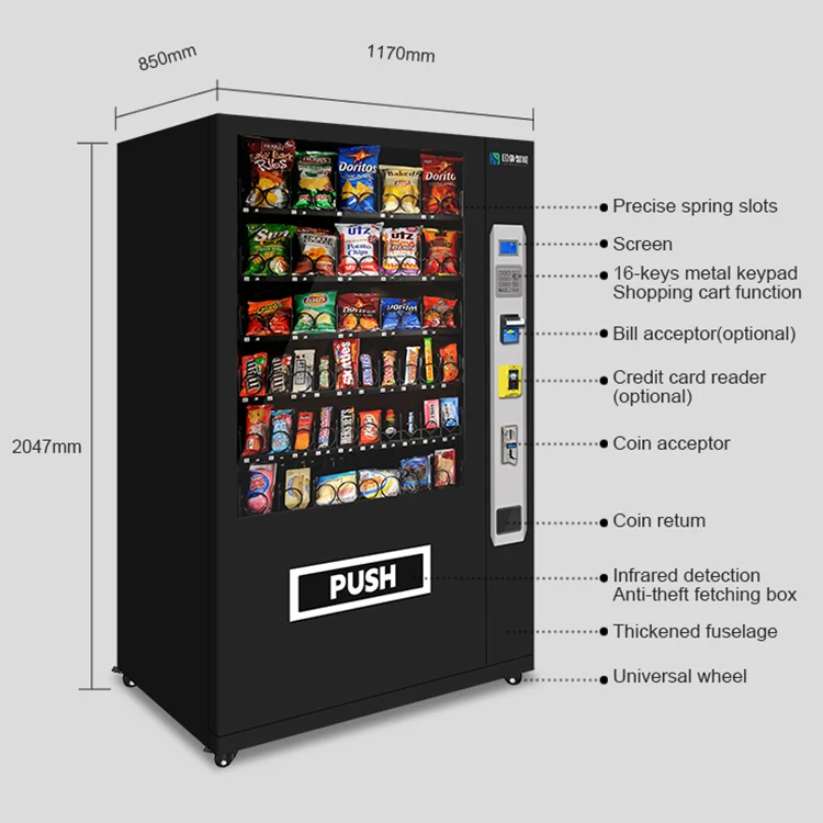 IMT  Snack Drink Combo Vending Machine Candy  Chocolate Made in China