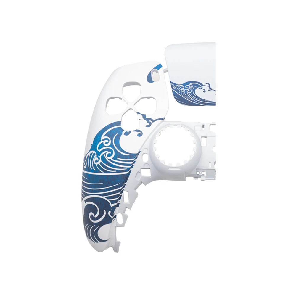 Oursteam For PS5 Joystick Controller Replacement Cover Multi-color Printing Pattern Front Housing Shell Case Touch Pad
