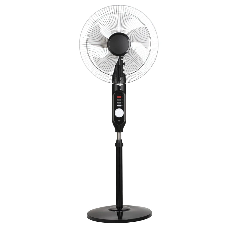 Multi-function Portable Lithium Battery Ac Dc Rechargeable Fan with Solar Panel