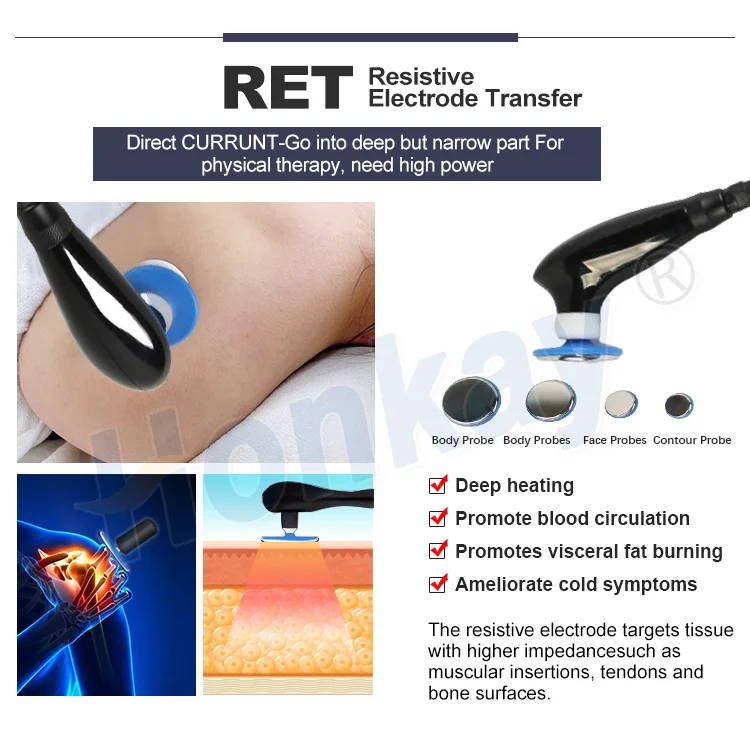 Tecar Radio Frequency Rf 448k Radiofrequency 448khz Facial Lifting Fat Reduction Rf Slimming Beauty Machine
