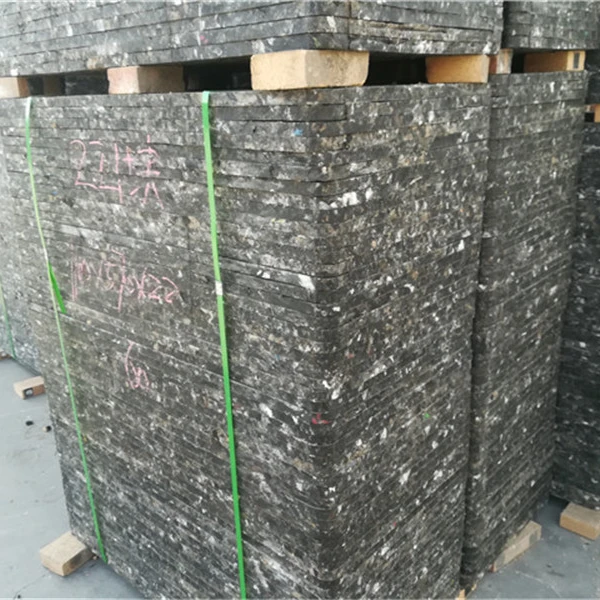 Plastic recycled GMT fiber block pallet for concrete brick making machine production line