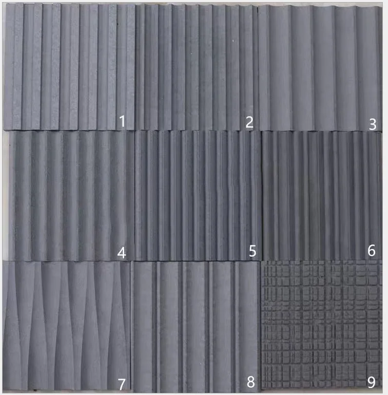 6mm-25mm Surface Slotted Waterproof Fireproof Fiber Cement Siding Panels Exterior Wall