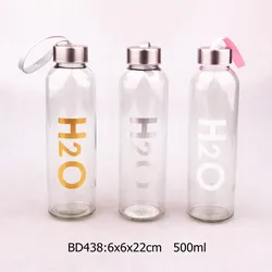 Hot sale wholesale popular cheap price good quality glass juice water bottle sport bottle jar