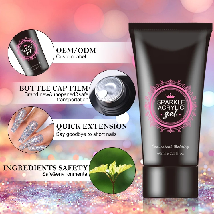 Полигелинговый гель для наращивания ногтей 30 мл