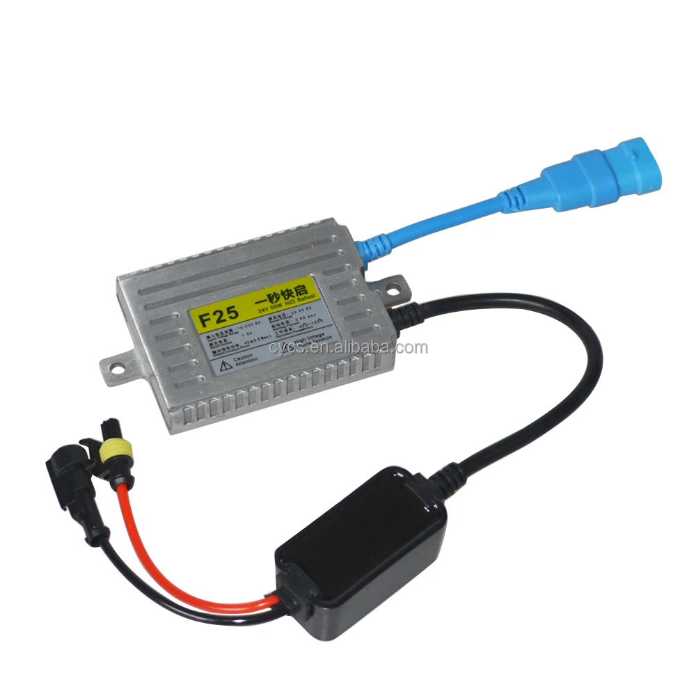 F25 Manufacturer direct wholesale quick start ballast car headlight High Quality 24V 55W HID XENON Ballast For Truck bus trailer