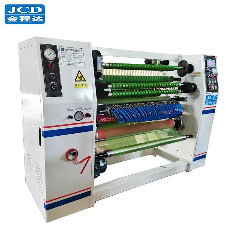 Air blade cutting machine and slitting machine for the students stationery adhesive tape jumbo roll