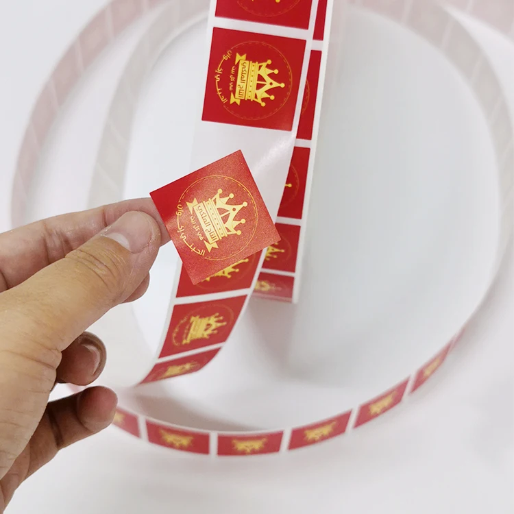 Custom Printed Waterproof Logo Stickers Gold Foil Scented Candles Oil Label Vinyl Private Label for Jars