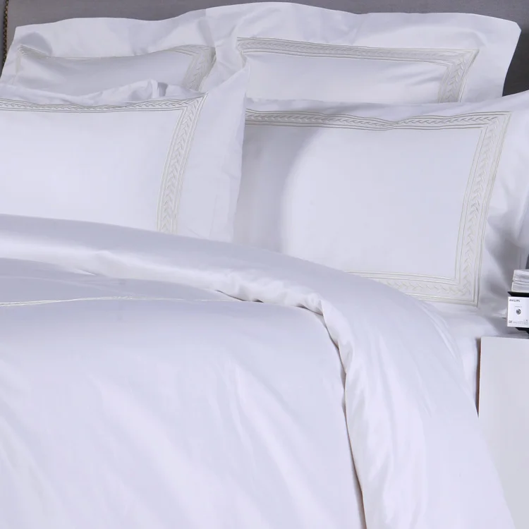Wholesale King Queen full Size Duvet Covers 100% Cotton Bed Sheets 5 Star Hotel Bed Linen Set