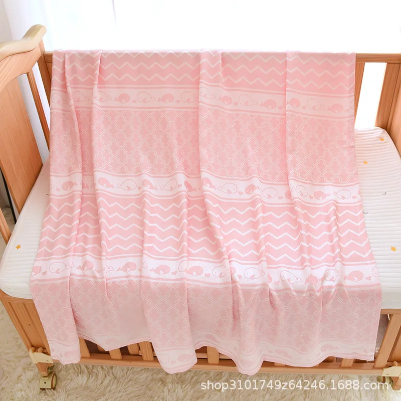 100% Bamboo Fiber Summer Cool Blanket Children Bamboo Cover Blanket Adult Ice Silk Cover Bed Sheet for Summer Office Nap Blanket