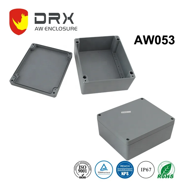  Everest AW053 232x202x110 5 мм IP67 водонепроницаемый алюминиевый корпус настенный монтаж электрическая распределительная