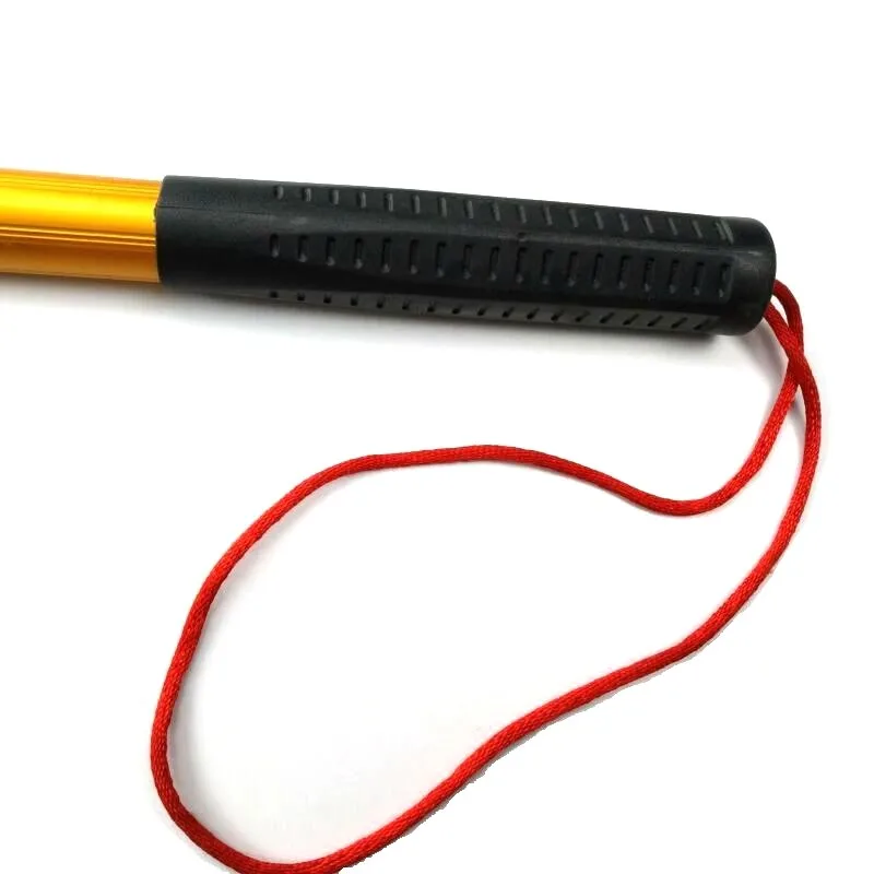 1.4M Aluminum Fishing Gaff Hook Two EVA Grips Stainless Steels Hook Boat Fishing Accessories Tools Boat Trolling Fishing Gaff